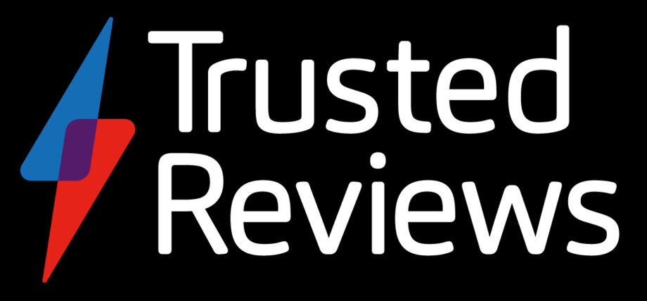 Black wallpaper of Trusted Reviews with it's logo