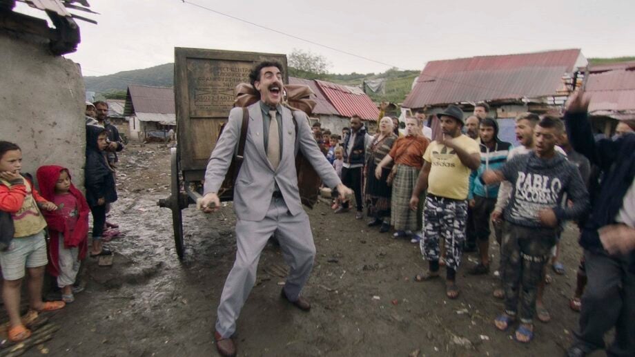Picture of a scene from a movie called Borat Subsequent moviefilm