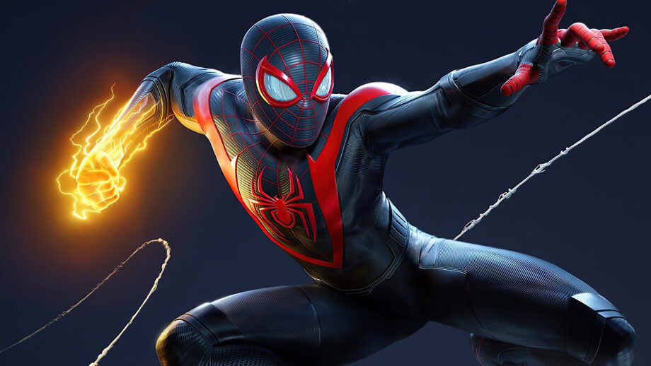 Wallpaper of a game called Marvel's Spider-Man: Miles Morales