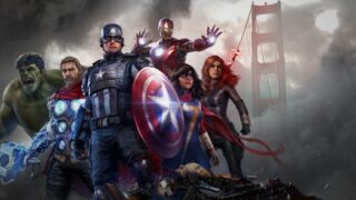 A wallpaper of Marvel's Avengers