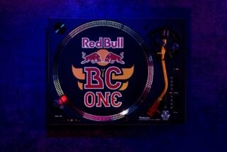View from top of a Technics Red Bull BC One