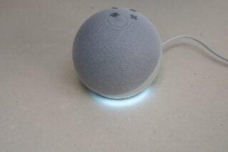 Amazon Echo Dot (4th Generation) volume control ring