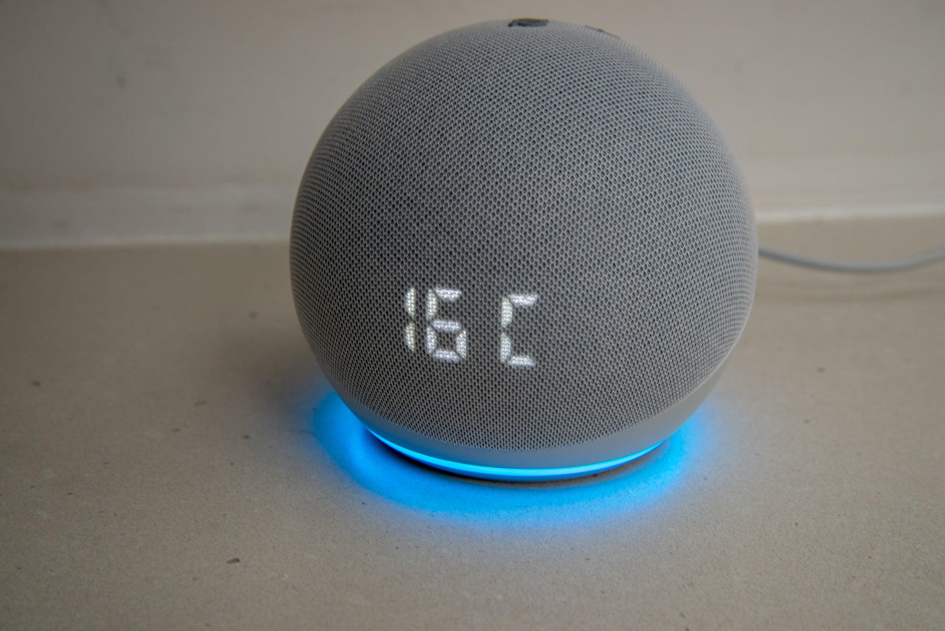 Amazon Echo Dot with Clock (4th Generation) weather