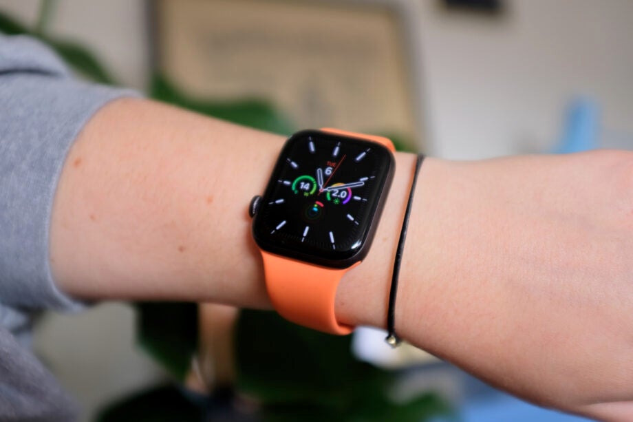 Apple Watch SE on wrist