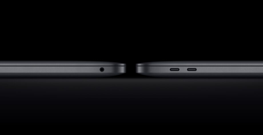 Close up image of Macbook Pro ports on it's edges