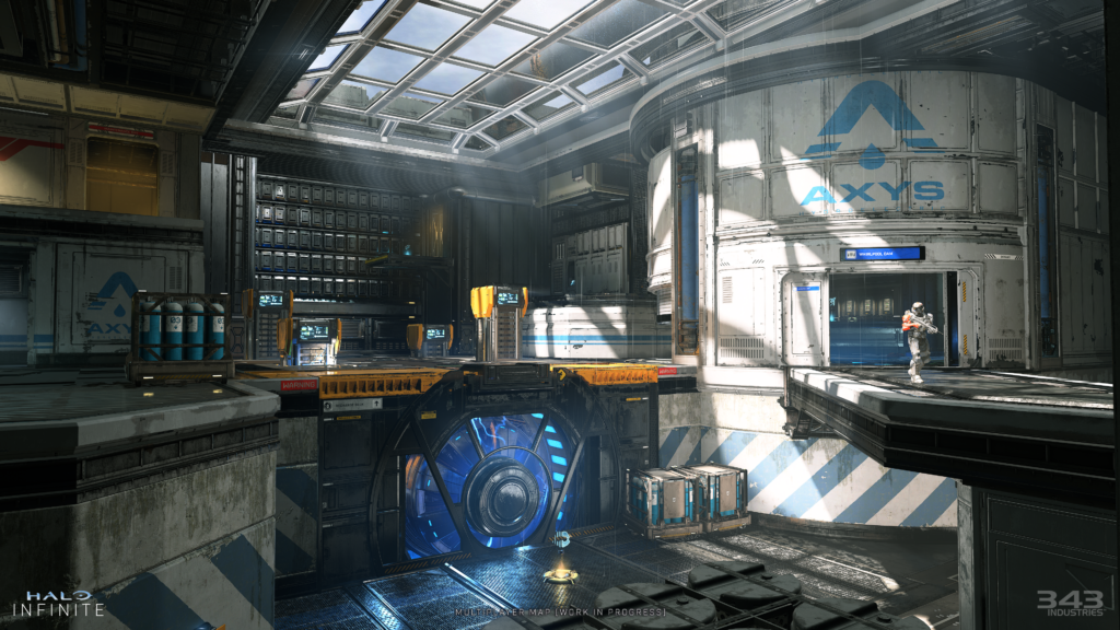In-engine screenshot of Halo Infinite multiplayer match