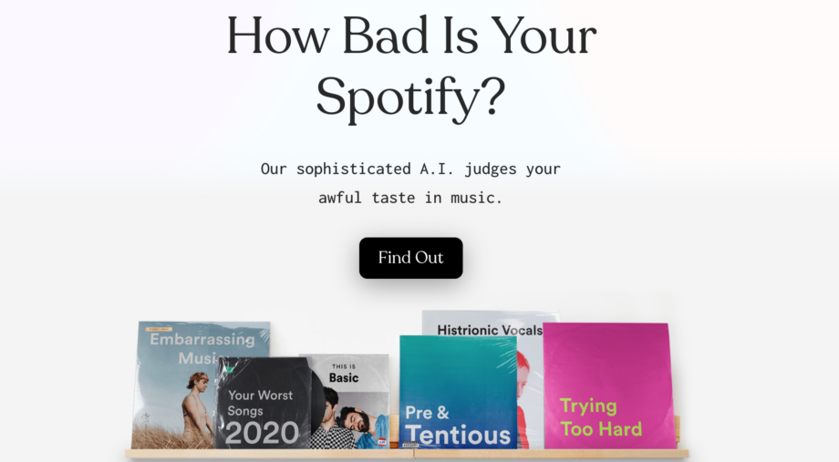A brochure of how bad is your Spotify