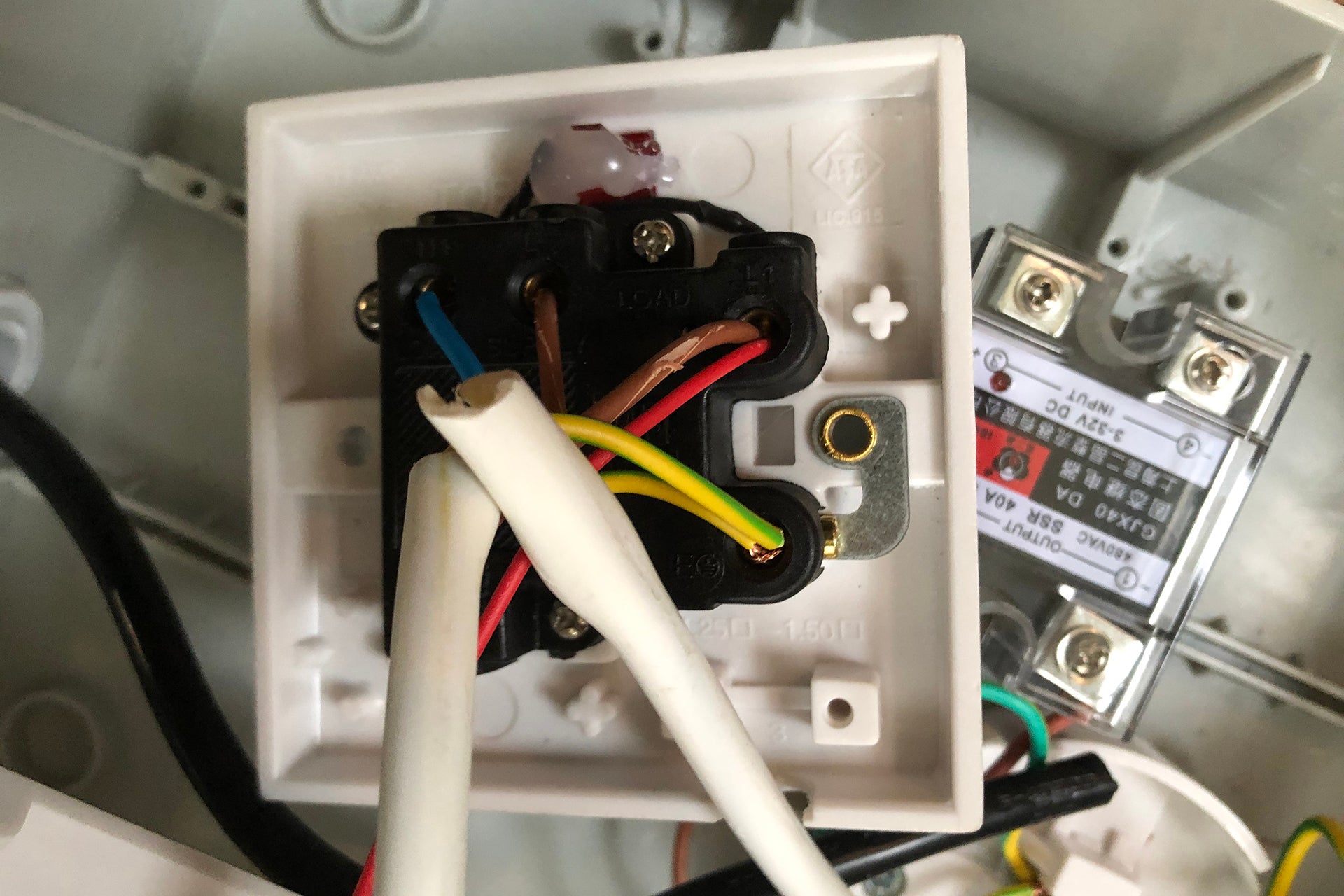 Smart Thermostat Electric Heating fused spur