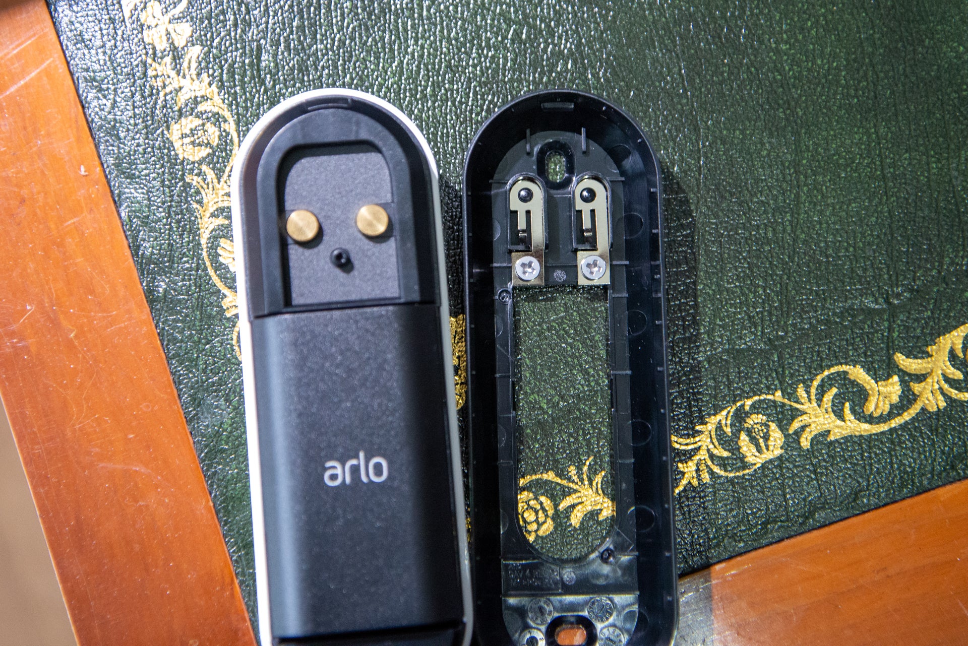 Arlo Essential Video Doorbell Wire-Free rear