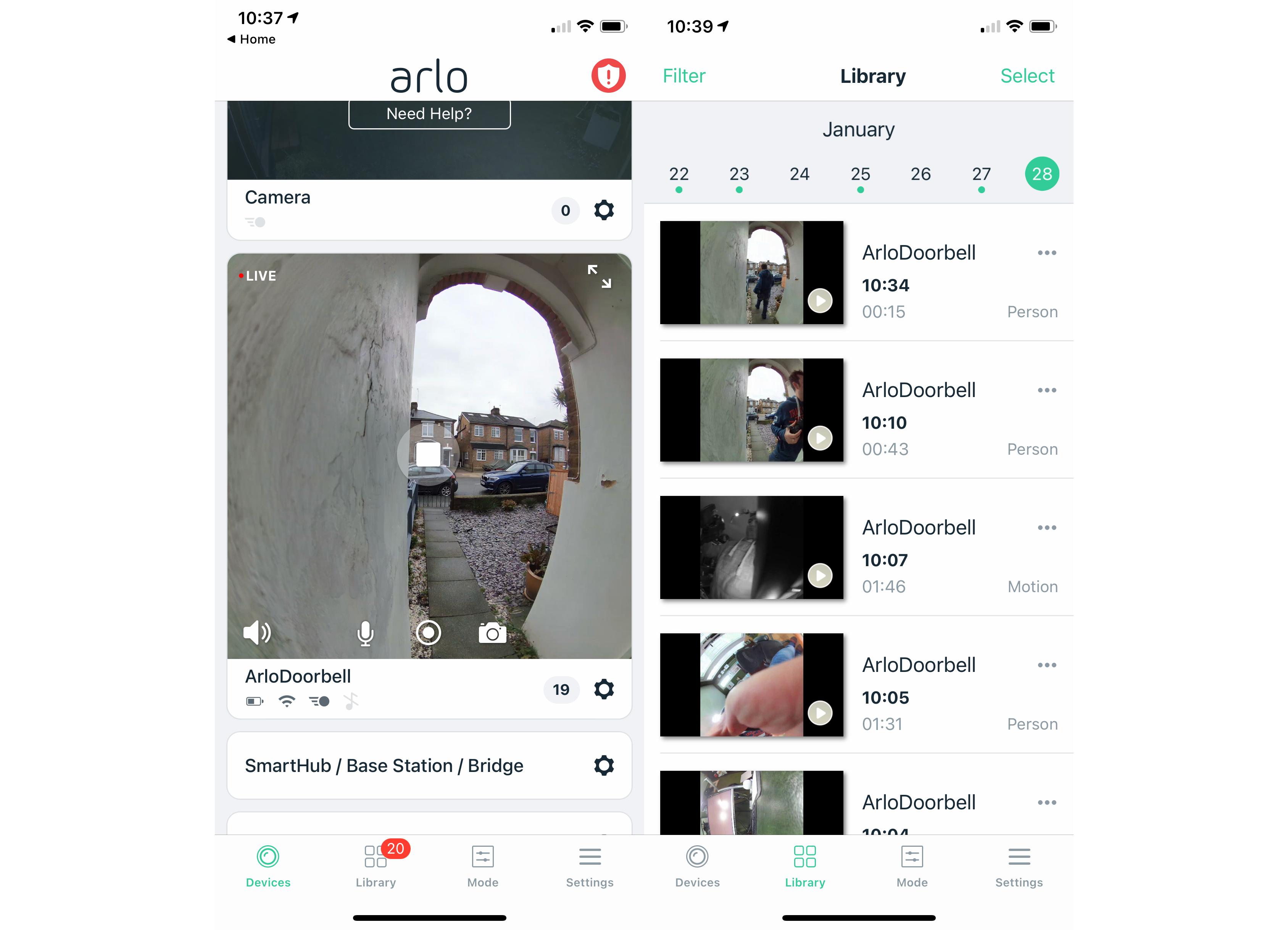 Arlo Essential Video Doorbell Wire-Free library