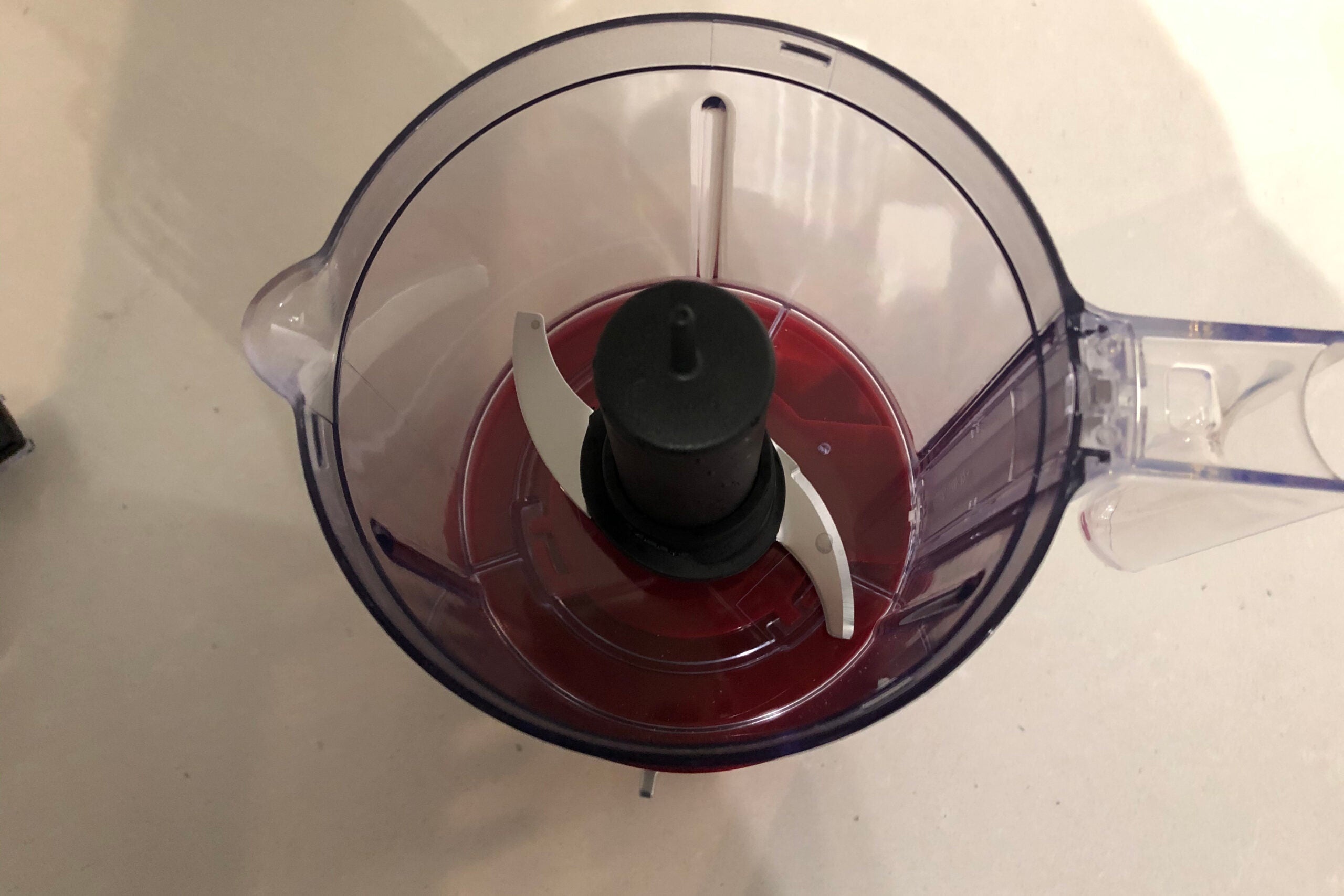 KitchenAid Cordless Food Chopper blades in jug