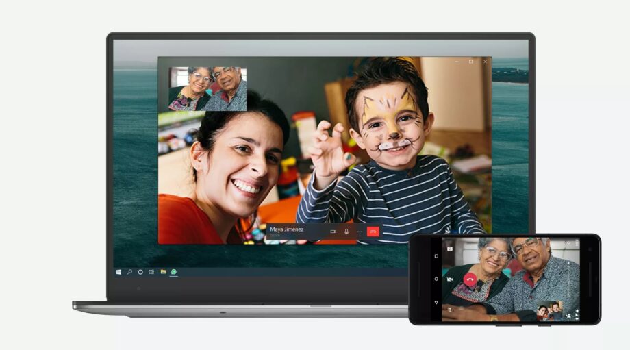 video conferencing across computer laptop and iphone