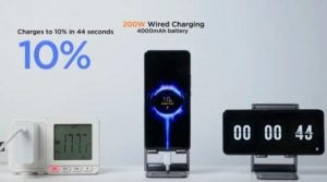 Xiaomi Mi 10 Pro 200W charging