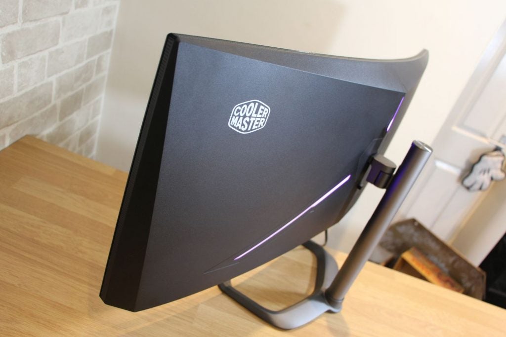 The Cooler Master GM34-CW rear