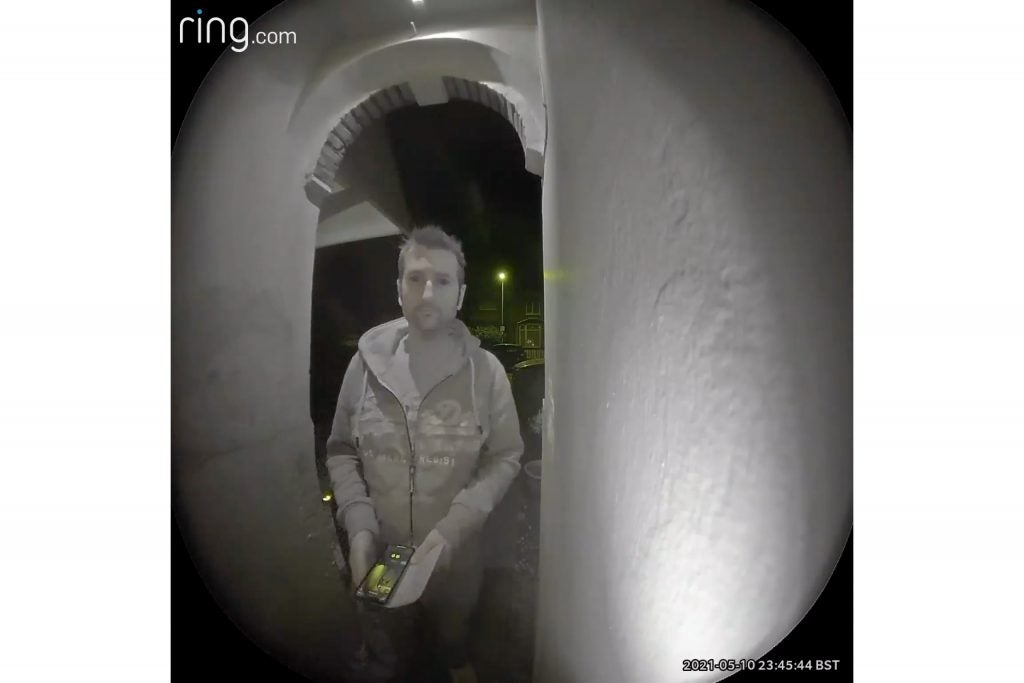 Ring Video Doorbell Pro 2 - Night Sample IR