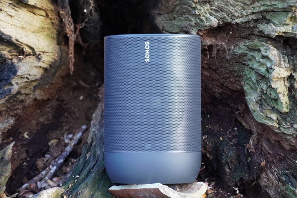 Sonos Move inside a tree