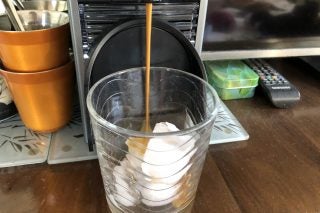 Making iced coffee