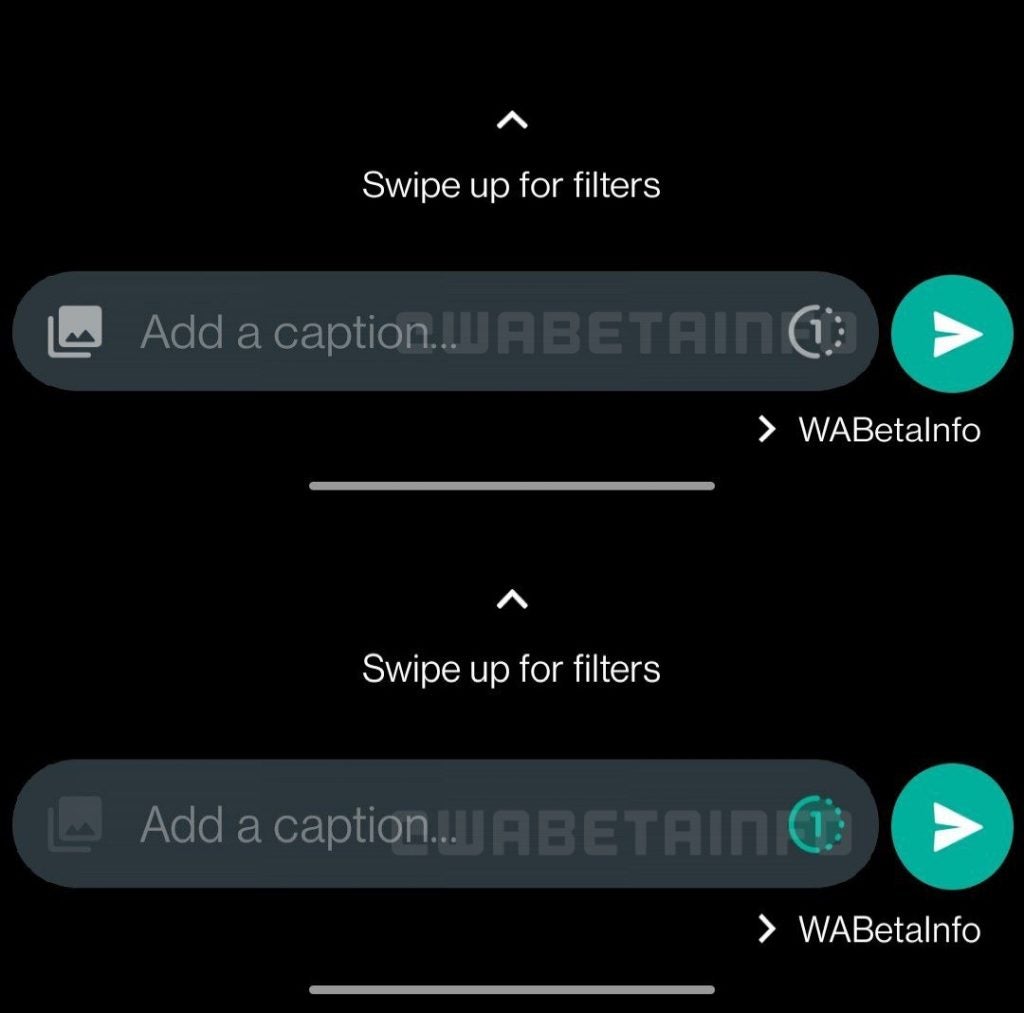 WhatsApp View Once button Android