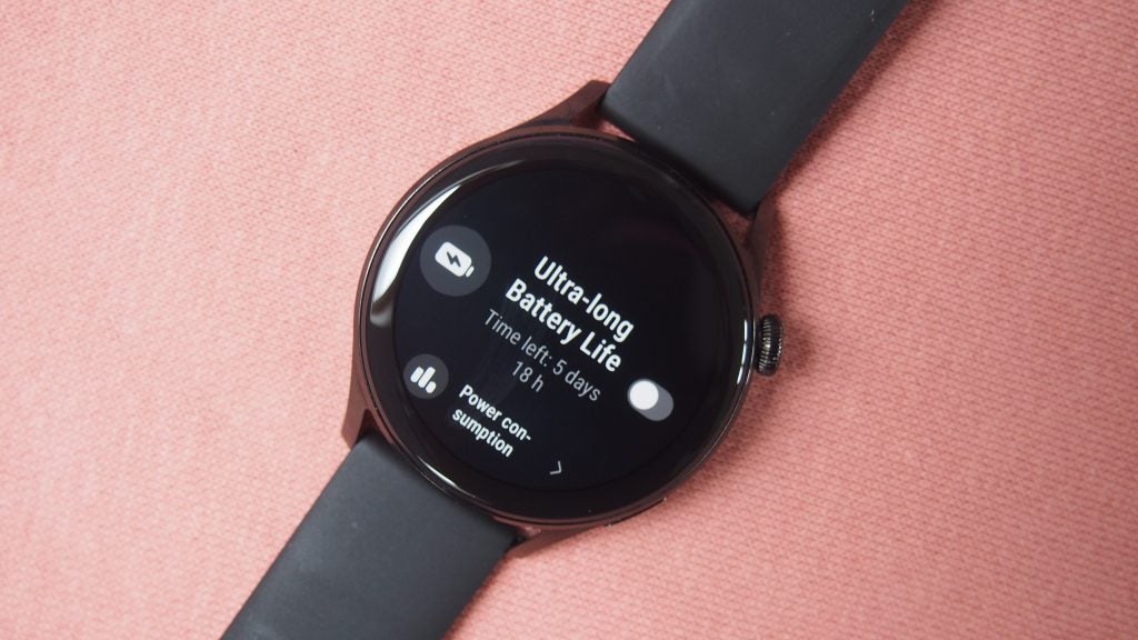 Huawei Watch 3 showing the battery life