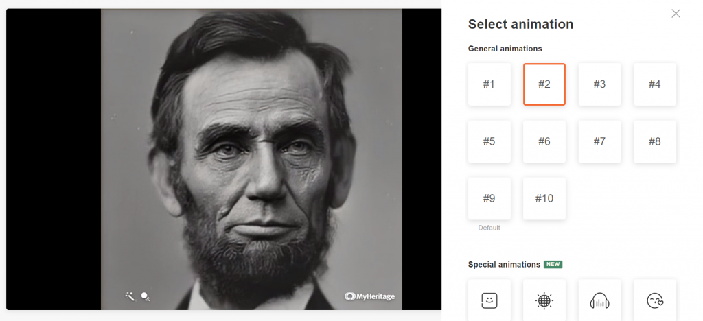 How to animate old photos with MyHeritage