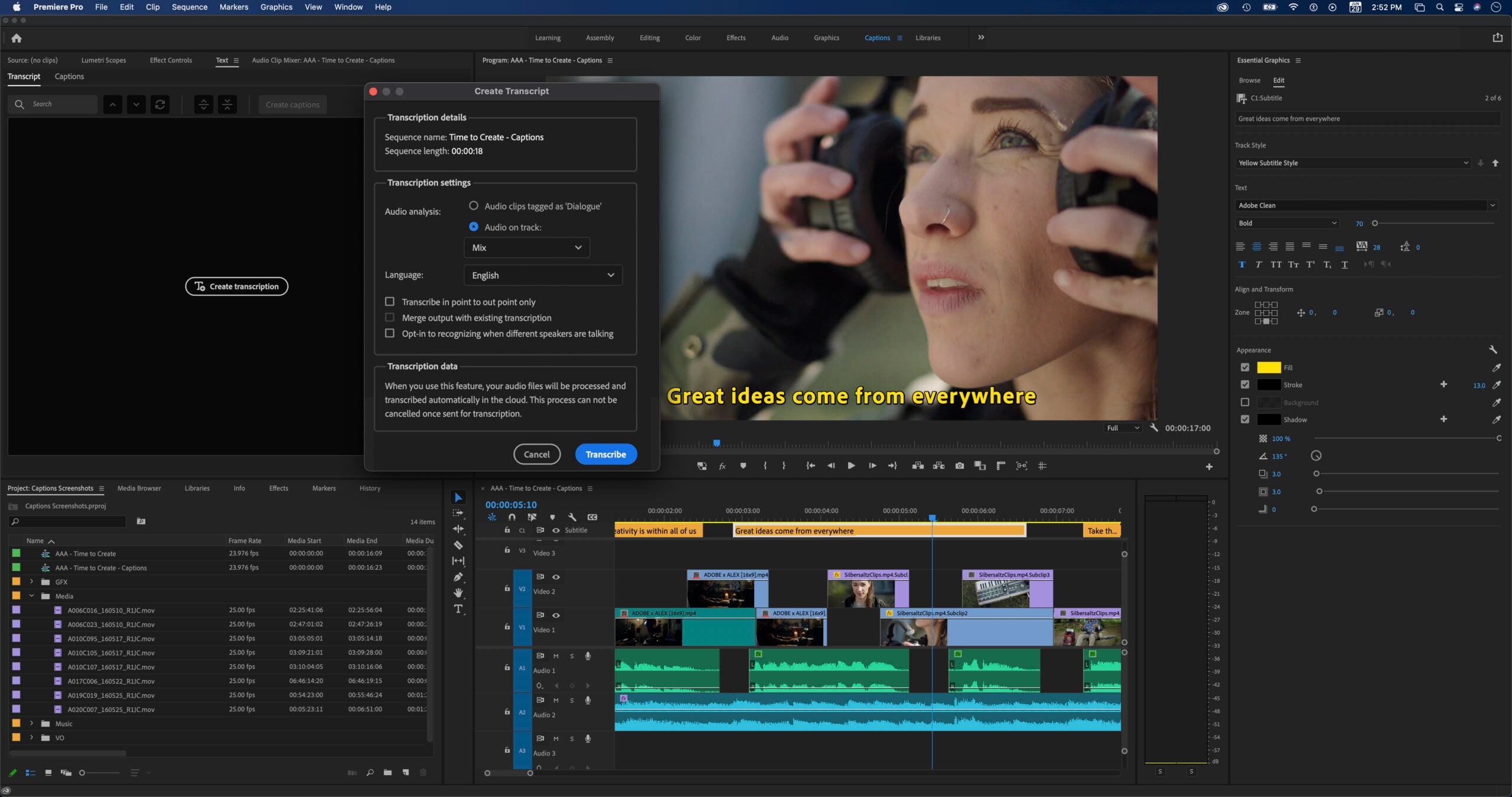 Adobe's Premiere Pro is “incredibly responsive” with Apple M1