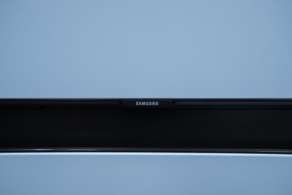 Samsung Bespoke 1.85m Fridge Freezer RB34A6B2ECS front of the door