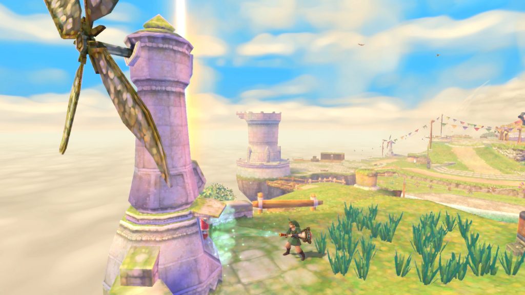 The Legend of Zelda: Skyward Sword HD windmill puzzle