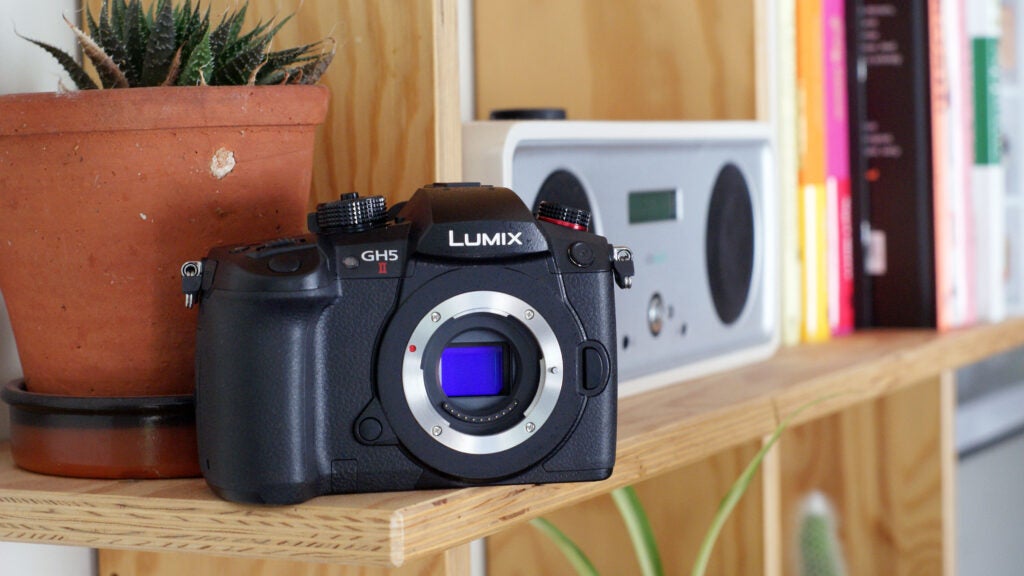 Panasonic Lumix GH5 II front without lens
