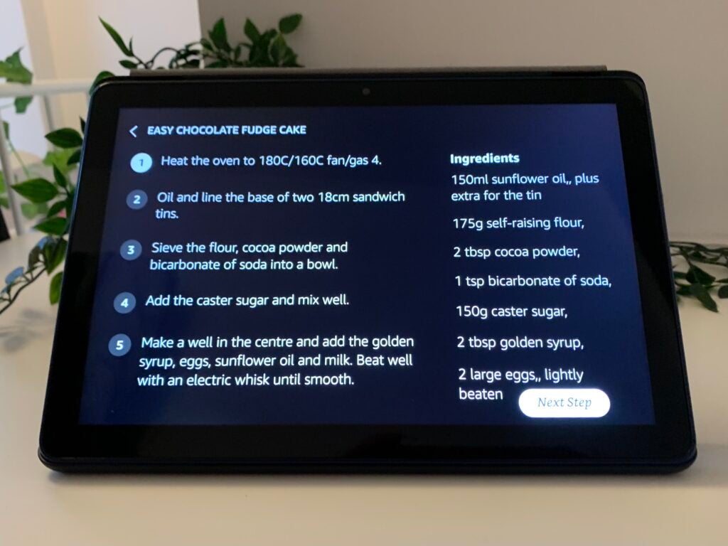 Amazon Fire HD 10 Show Mode recipes