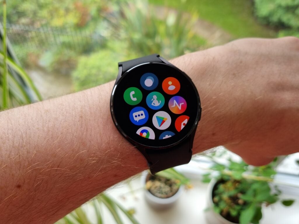 The app library on the Galaxy Watch 4