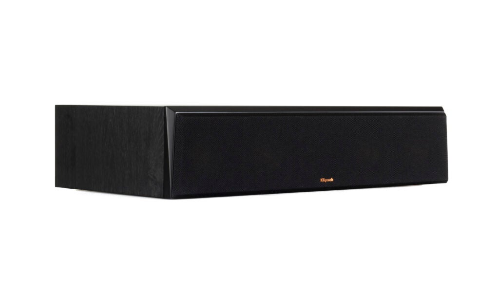Klipsch RP-404C with its grille on