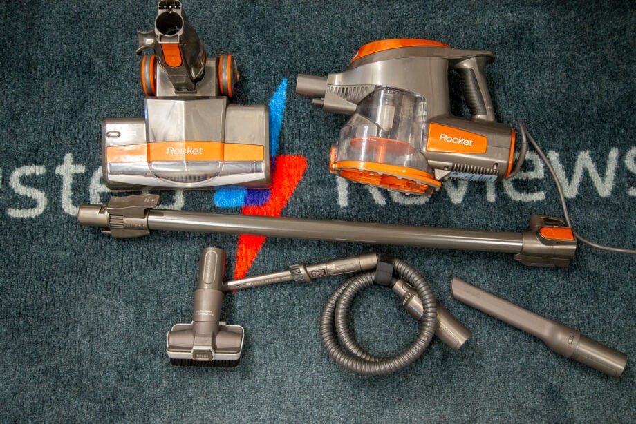 Shark Rocket Corded Stick Vacuum HV302 with accessories