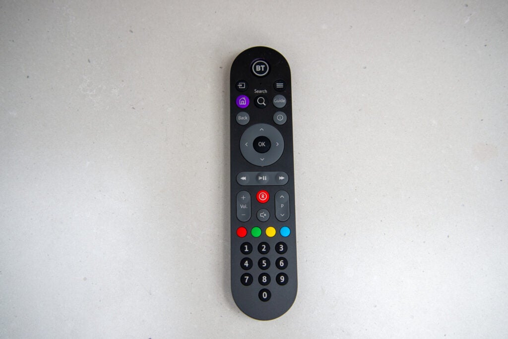 BT TV Box Pro remote