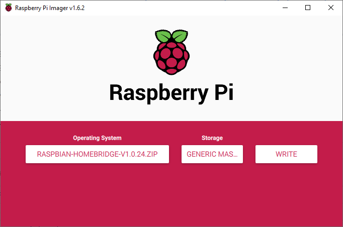 Raspberry Pi imaging software