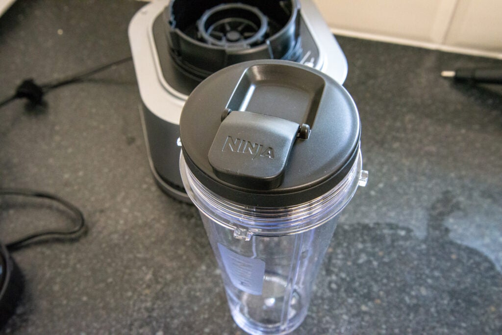Ninja Foodi Power Nutri Blender 3-in-1 with Smart Torque & Auto-iQ 1200W CB350UK personal cup travel lid