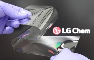 LG Chem Real Folding Window Display tech