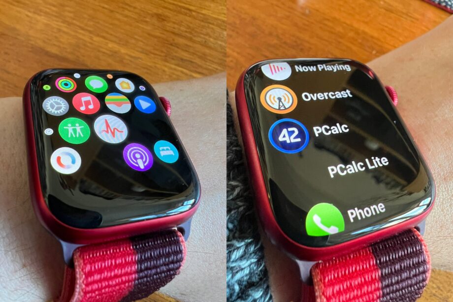 Apple Watch missing icons