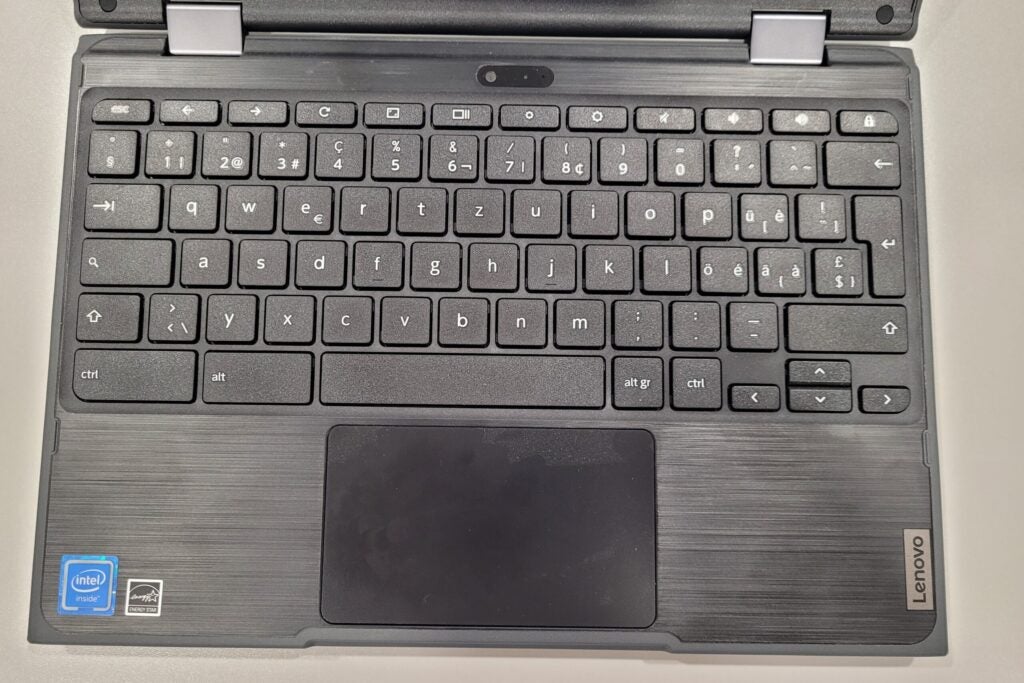 Lenovo 500e Chromebook 2nd Gen keyboard