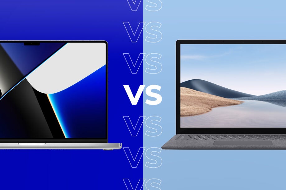 MacBook Pro vs Surface Laptop 4
