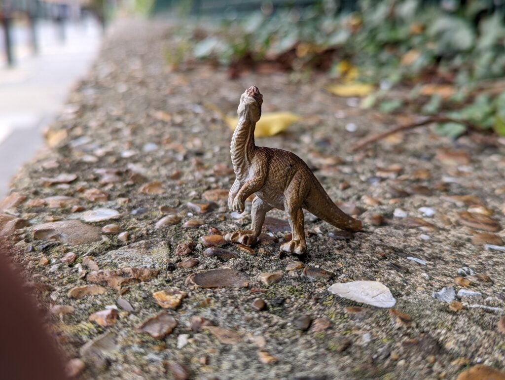 Pixel 6 Pro dinosaur portrait
