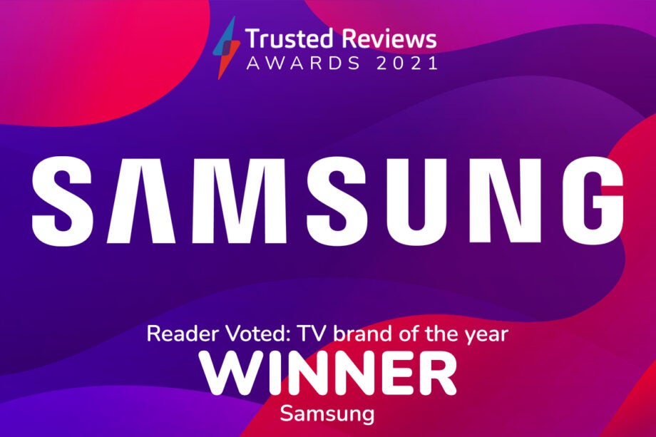 Trusted Reviews Awards 2021 Readers Award TV Samsung