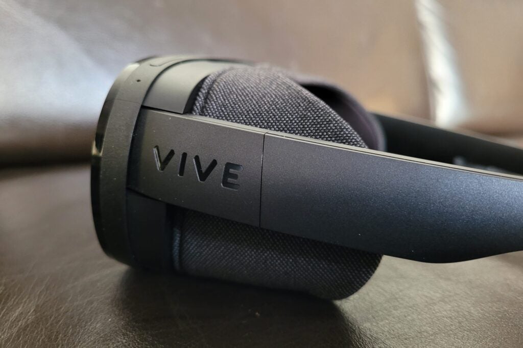 Vive headset viewed from the side