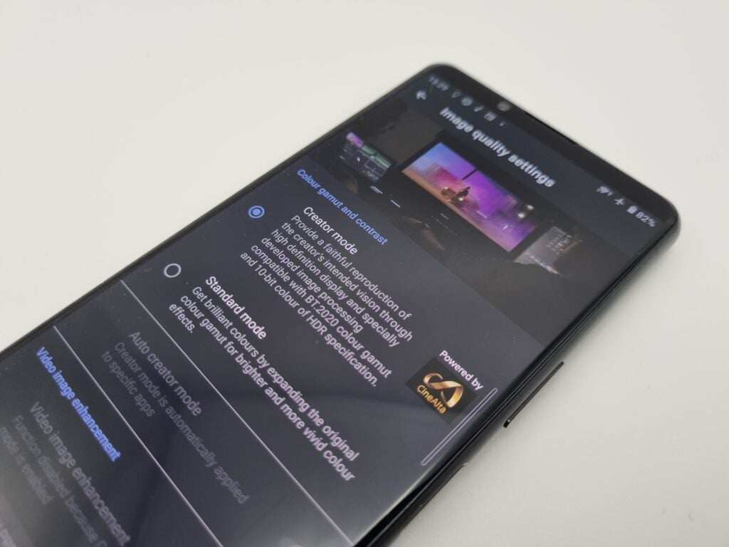 Xperia 5 III screen settings