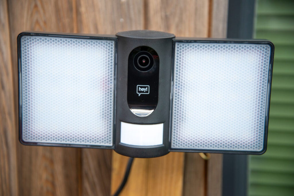 Hey! Smart Floodlight Camera front