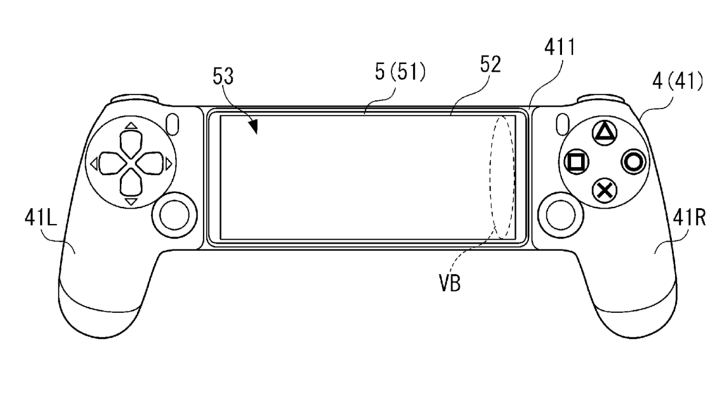 PlayStation mobile controller patent