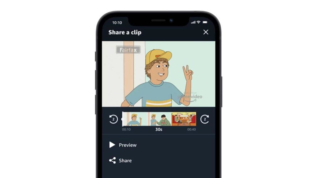 Prime Video Share Clip