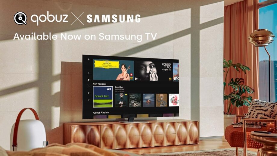 Qobuz app on Samsung smart TVs