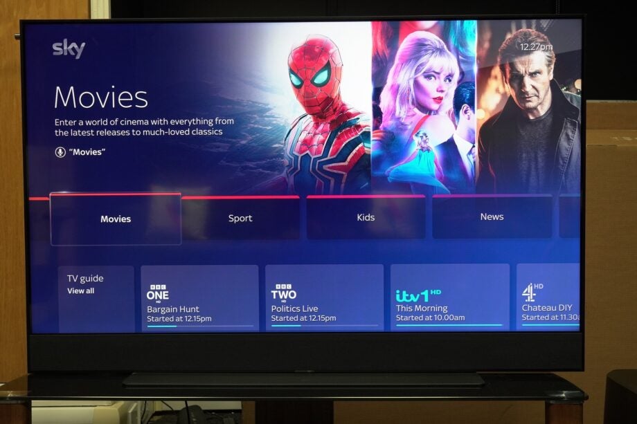 Sky Glass update movie section