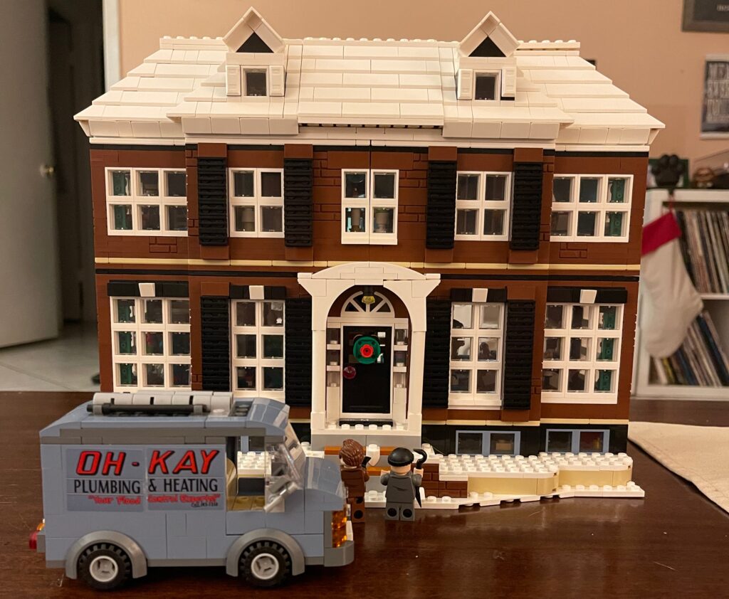Home Alone House LEGO Roof On