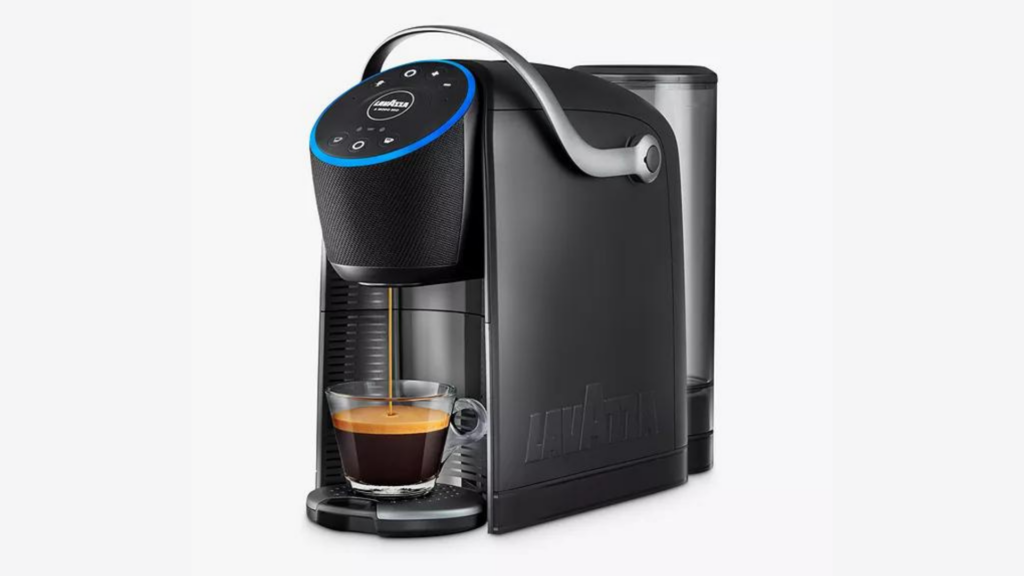 The Lavazza Voicy coffee machine with built-in Alexa